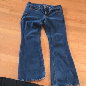 American Eagle Outfitters Dark Blue Flare Jeans
